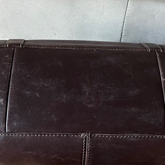 Coach Chelsea F14015 Soft Brown Leather Tote with Gold Hardware - Picture 10 of 15